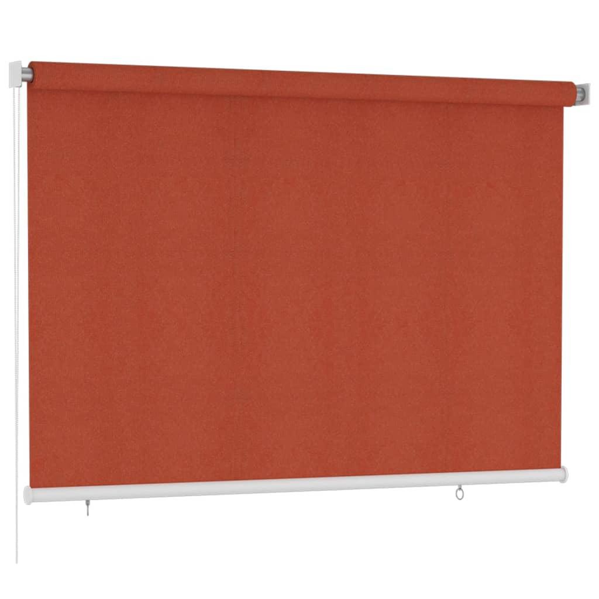 Voir la diapositive 2 : VIDAXL Store roulant d'exterieur 225 (l) x 140 (h) cm couleur terre cuite hdpe