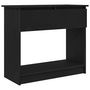 Voir la diapositive 2 : VIDAXL Table console avec tiroirs noir 85,5x38,5x74,5 cm