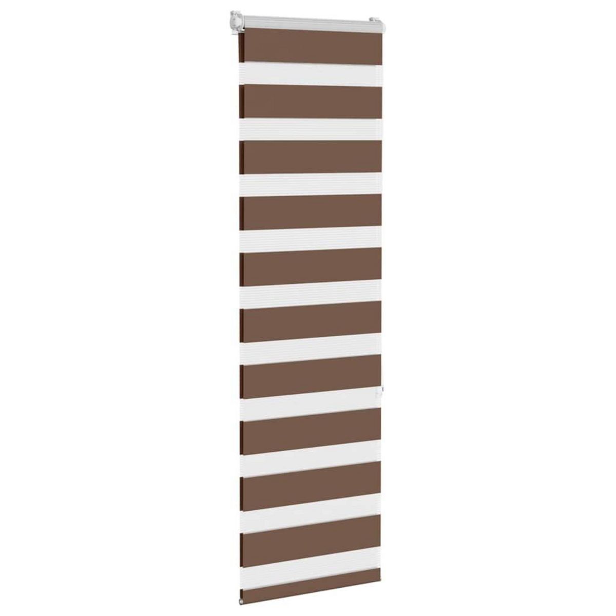 VIDAXL Store zebre marron 50x150 cm largeur du tissu 45,9 cm polyester