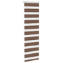 Voir la diapositive 3 : VIDAXL Store zebre marron 50x150 cm largeur du tissu 45,9 cm polyester
