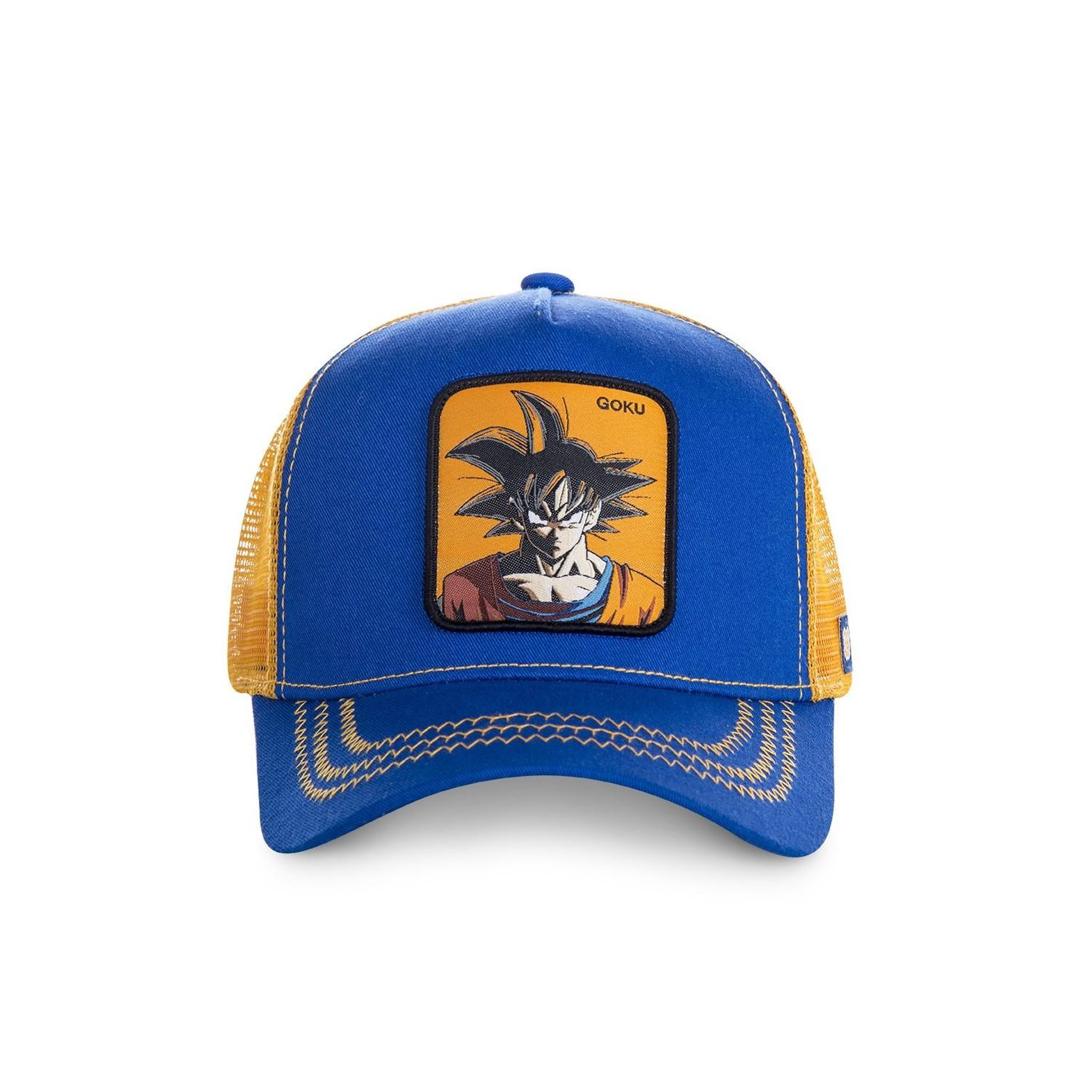 Voir la diapositive 2 : CAPSLAB Casquette Dragon Ball Z Goku Bleu et Orange