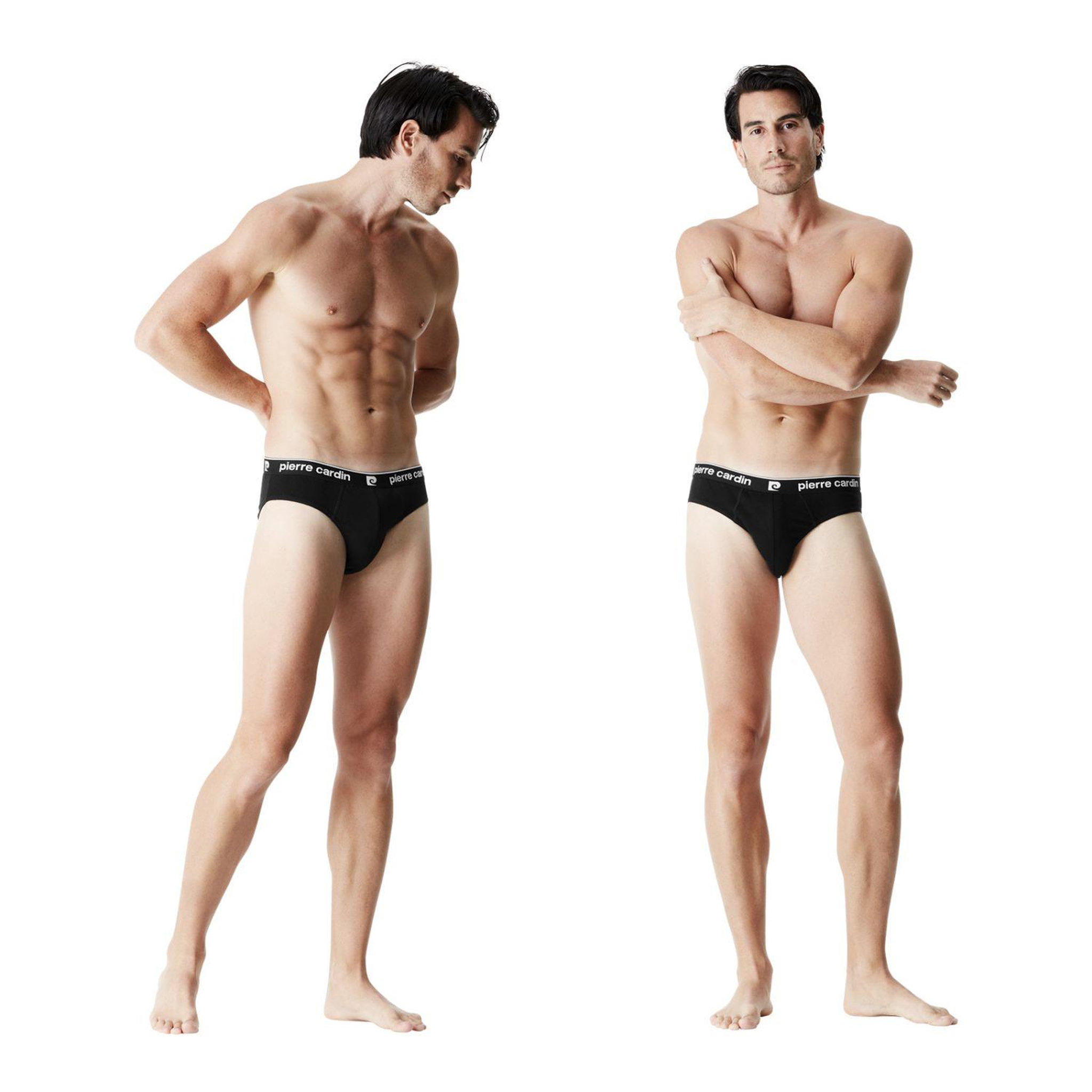 Voir la diapositive 3 : PIERRE CARDIN Lot de 4 Slips homme en coton