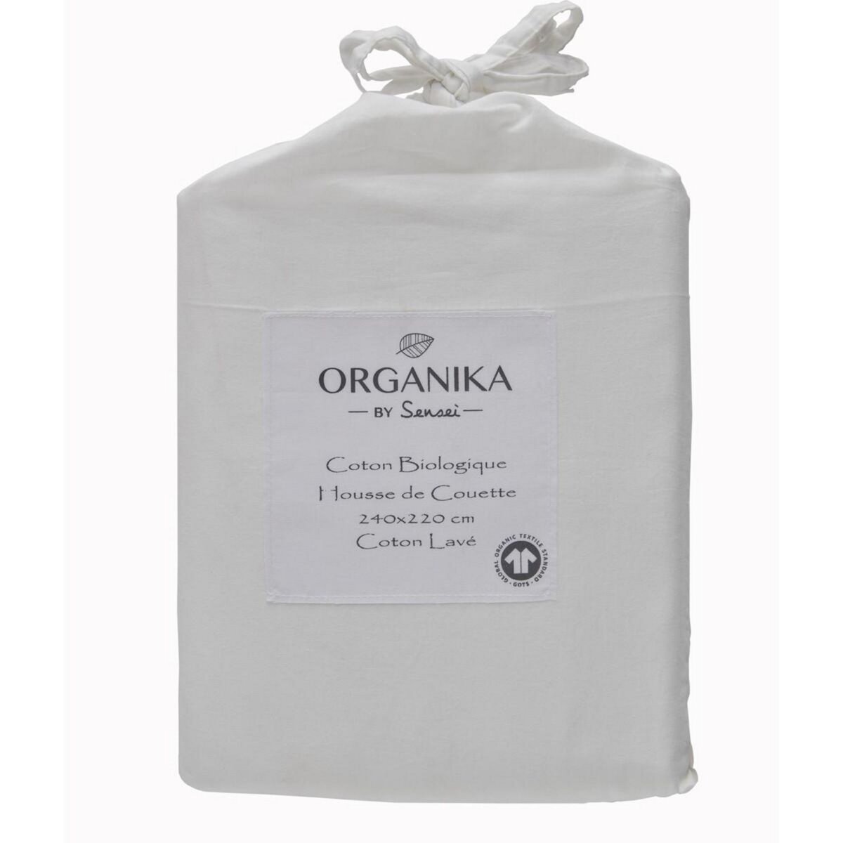 Sensei Maison Housse de couette en coton lavé biologique ORGANIKA