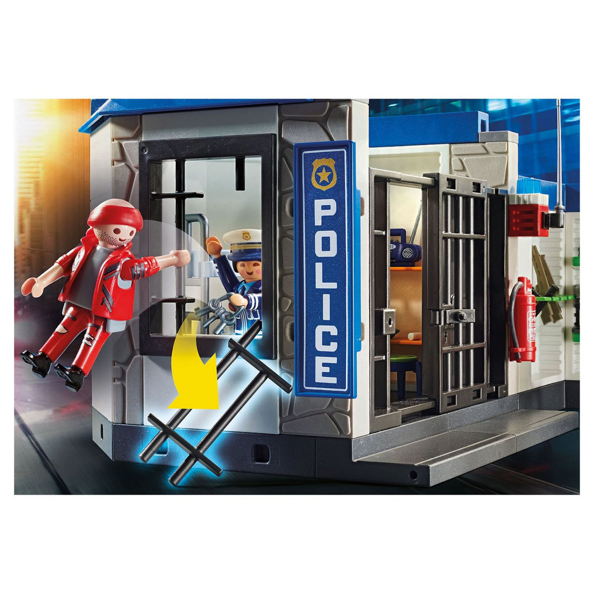 PLAYMOBIL 70568 - City Action - Police Poste de police et cambrioleur