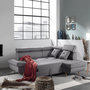Voir la diapositive 2 : BEST MOBILIER Linea - canapé d'angle droit convertible - 5 places - avec têtières