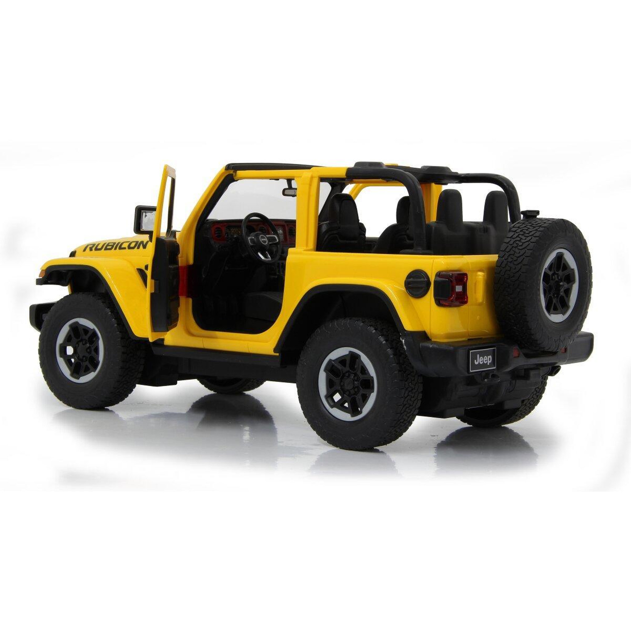 Voir la diapositive 2 : Jamara Voiture télécommandée Jeep Wrangler JL 1:14 jaune 2,4GHz