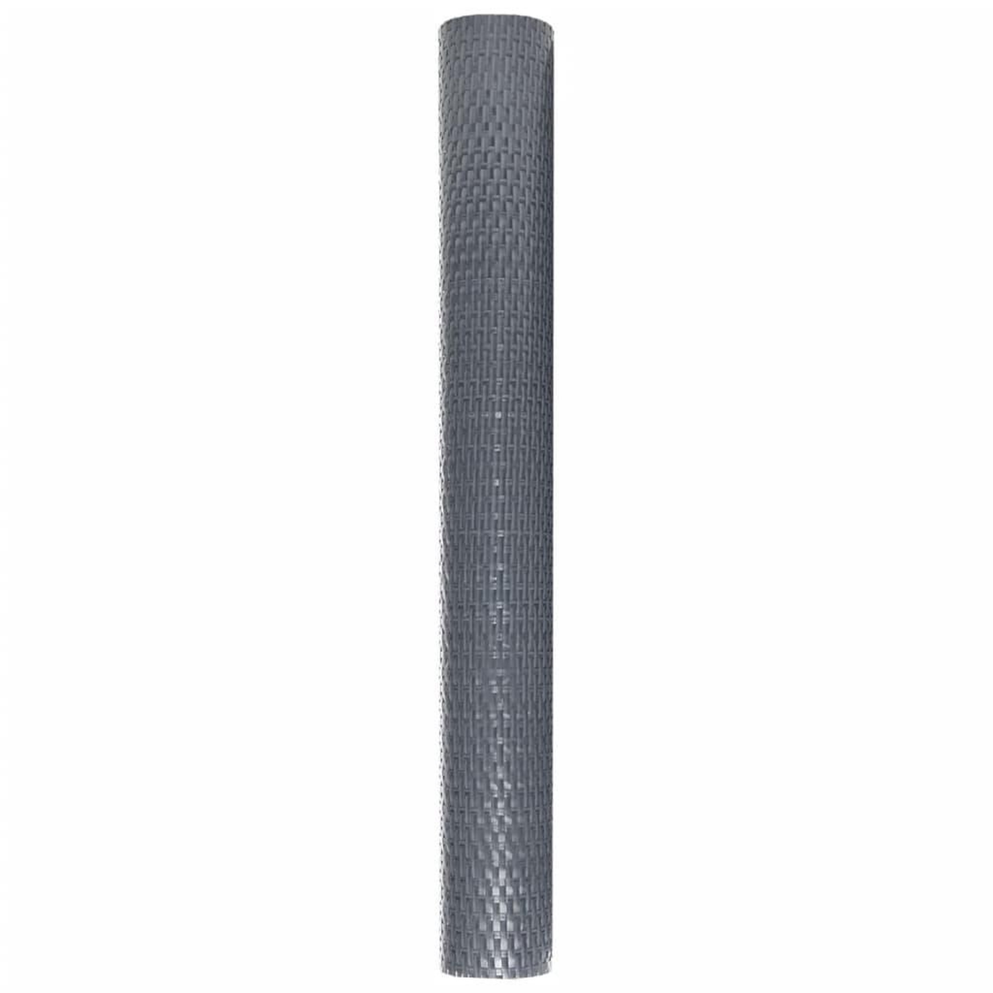 Voir la diapositive 4 : VIDAXL Paravent de balcon anthracite 400x90 cm resine tressee