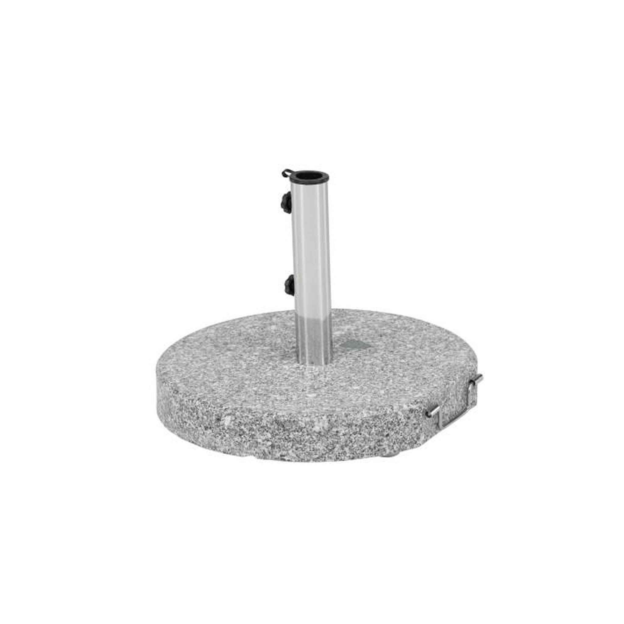 Voir la diapositive 2 : Paris Prix Pied de Parasol Moucheté Rond  Stathera  50cm Gris
