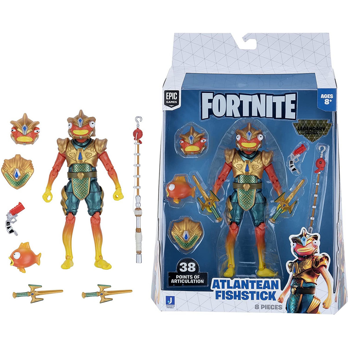 JAZWARES Figurine Atlantean Fishstick Fortnite 15 cm
