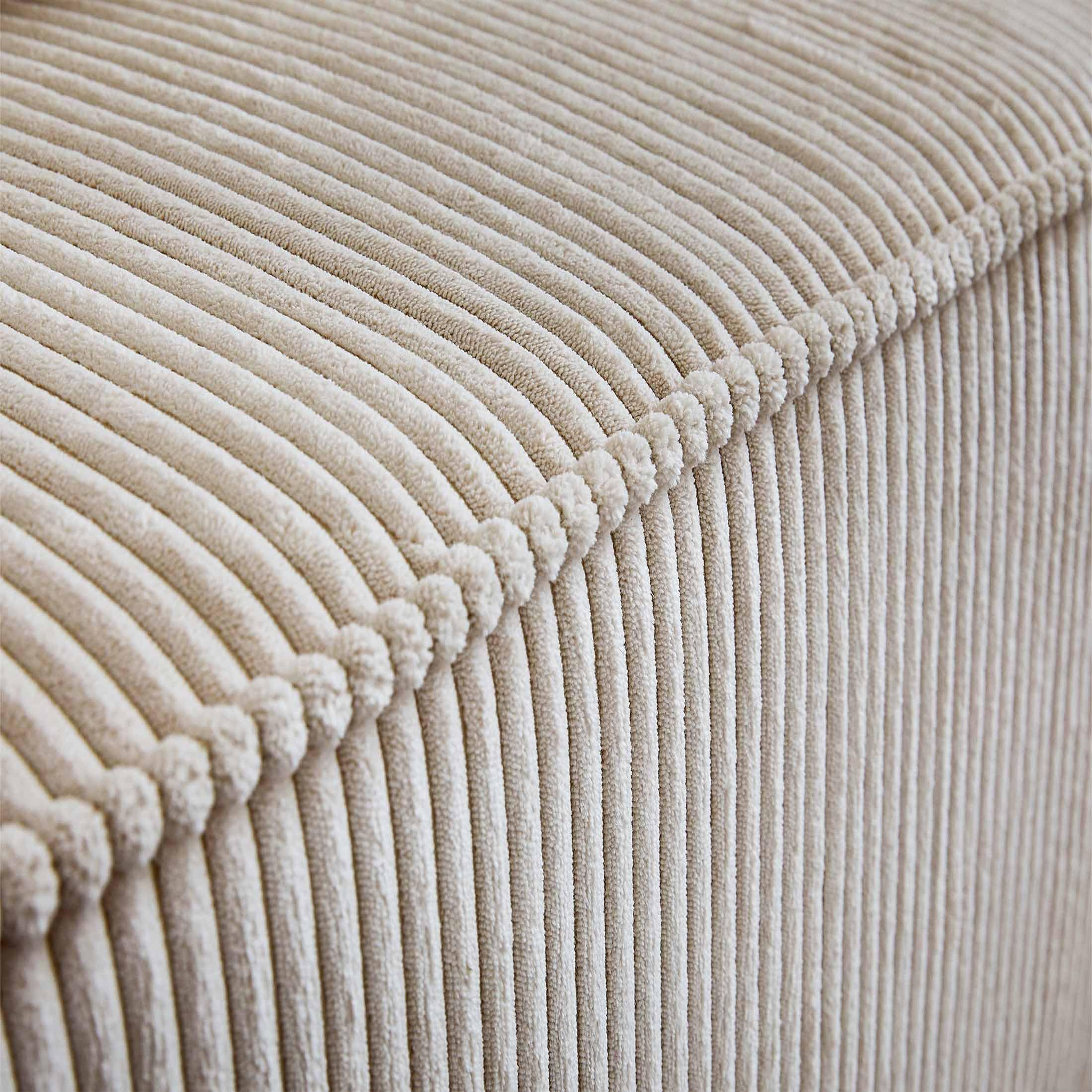 Voir la diapositive 3 : BEST MOBILIER Colombine - module d'assise gauche - en velours côtelé