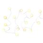Voir la diapositive 2 : Paris Prix Guirlande Lumineuse Led  Boule  360cm Blanc & Bleu