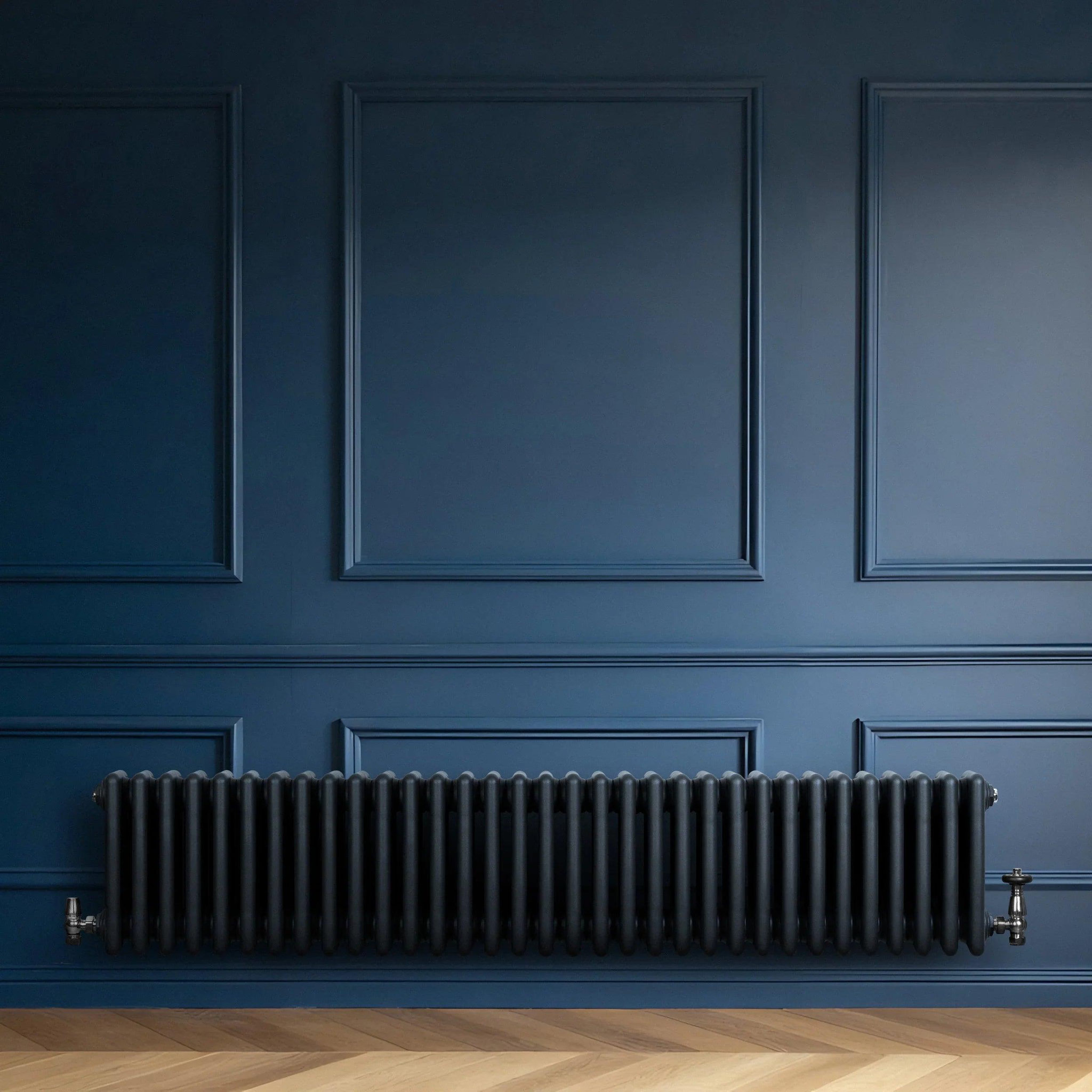 Voir la diapositive 4 : MONSTERSHOP Radiateur traditionnel à 4 colonnes & vannes - 300 x 1505 mm