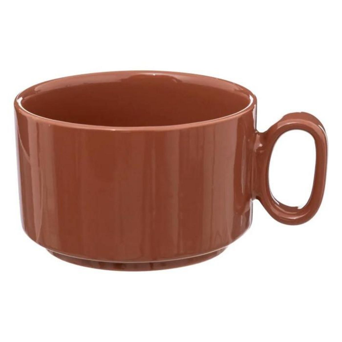 SECRET DE GOURMET Lot de 4 Mugs sur Rack  Coline  25cl Multicolore