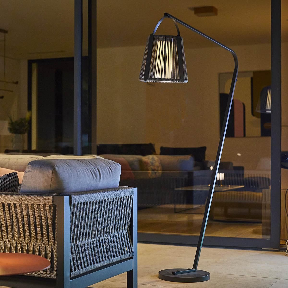 Lumisky Lampadaire solaire RAYGLOW Gris Metal H176cm