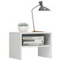 Voir la diapositive 3 : VIDAXL Tables de chevet 2pcs Blanc brillant 40x30x30cm Bois ingenierie