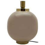Paris Prix Lampe à Poser Design  Arto  38cm Taupe & Or