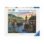 Voir la diapositive 1 : RAVENSBURGER Ravensburger - Jigsaw puzzle Morning at the Harbour, 500 pcs. 120002123