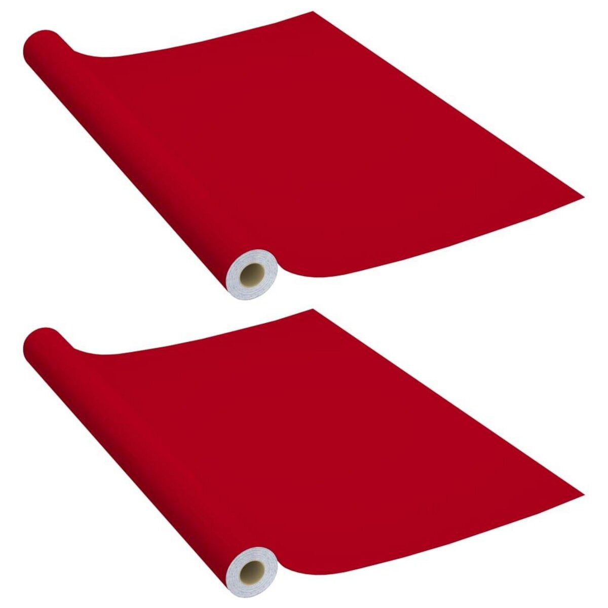 VIDAXL Films autoadhesifs pour meubles 2 pcs Rouge 500x90 cm PVC