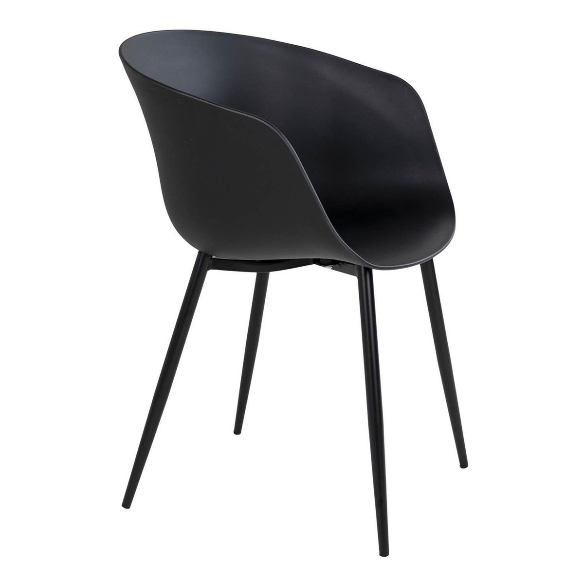 HOUSE NORDIC 2 fauteuils de jardin noir RODA