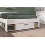 Voir la diapositive 7 : Lit double avec rangements 140X190/200 cm SANDRINE