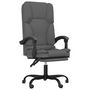 Voir la diapositive 2 : VIDAXL Fauteuil de massage inclinable de bureau Gris fonce Tissu