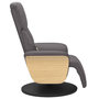 Voir la diapositive 5 : VIDAXL Fauteuil inclinable de massage repose-pieds gris similicuir