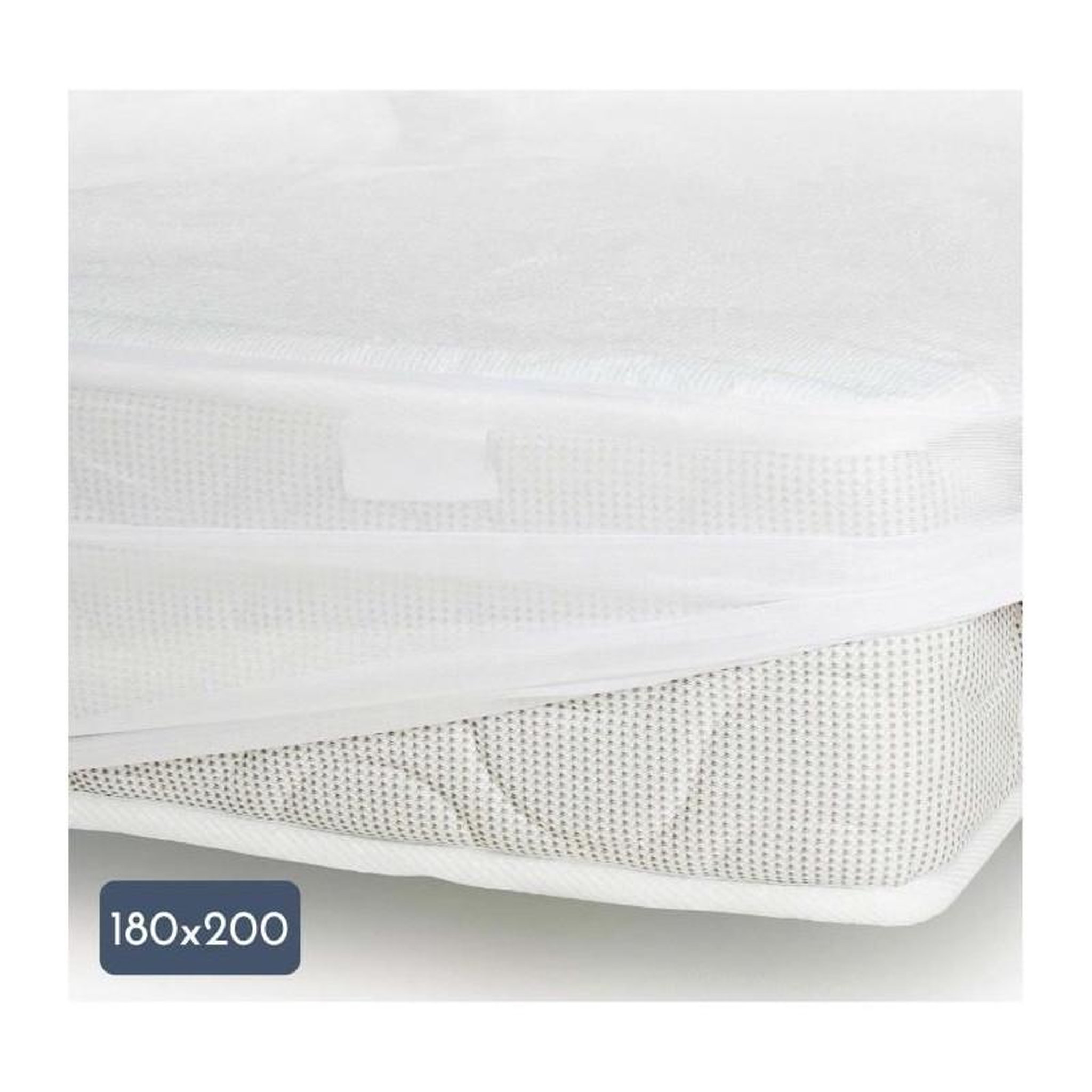 Voir la diapositive 1 : LOVELY HOME Protege-matelas - 180 x 200 cm x 25 cm - 100% Coton - 170 G/M2 - LOVELY HOME