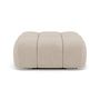 Voir la diapositive 2 : LISA DESIGN Ruby - pouf en velours texturé