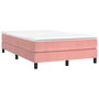 Voir la diapositive 3 : VIDAXL Cadre de lit sans matelas rose 120x200 cm velours