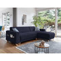 Voir la diapositive 1 : BEST MOBILIER Bella - canapé d'angle réversible convertible - avec coffre - 4 places - tissu