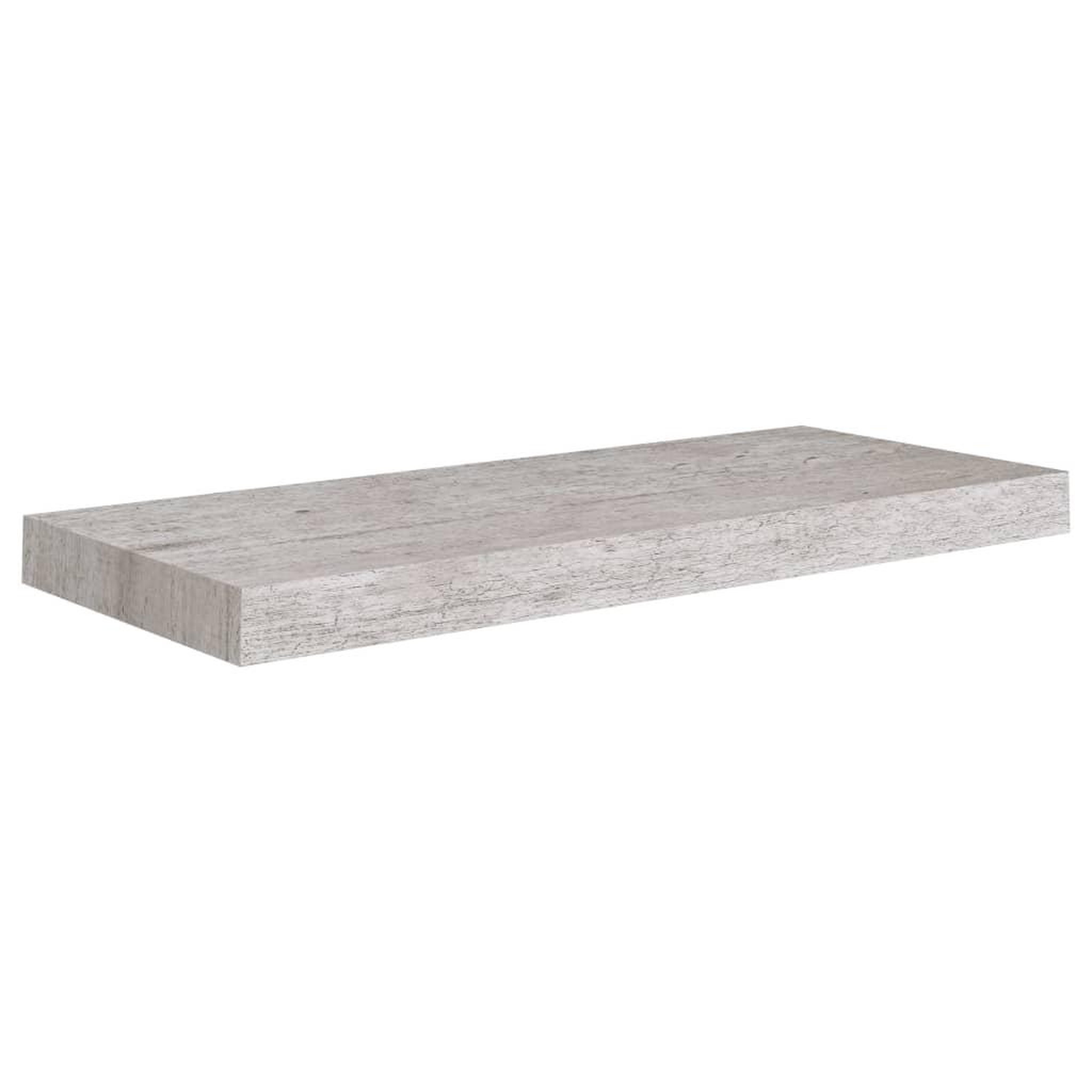 Voir la diapositive 4 : VIDAXL Etageres murales flottantes 4 pcs gris beton 60x23,5x3,8 cm MDF