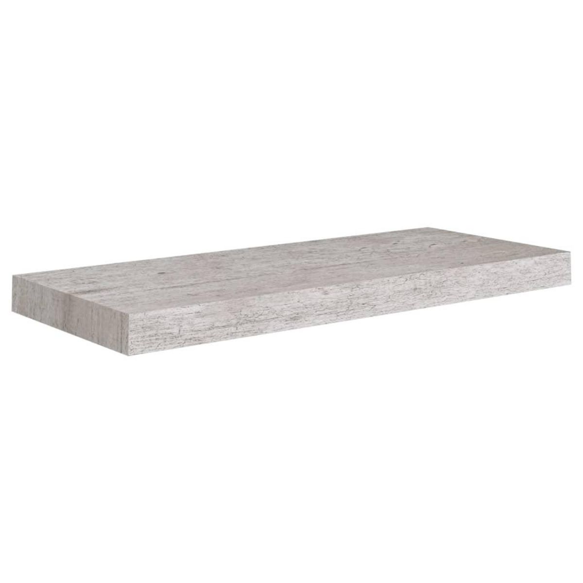 VIDAXL Etageres murales flottantes 4 pcs gris beton 60x23,5x3,8 cm MDF