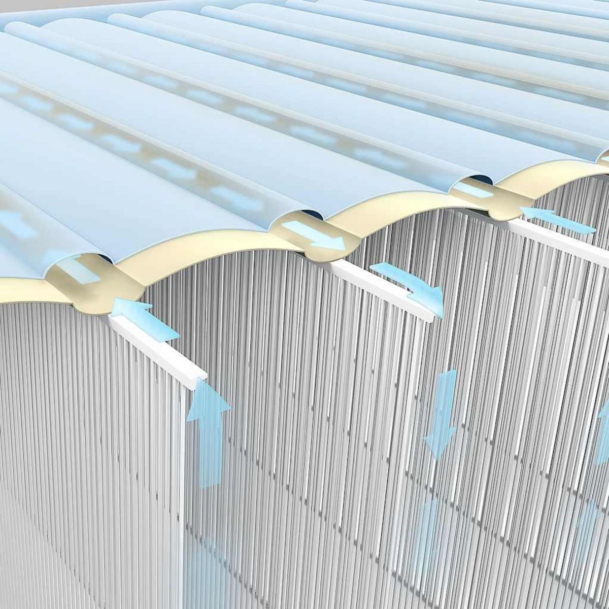 INTEX Intex Lit gonflable PremAire blanc et gris Queen Size 152x203x46 cm