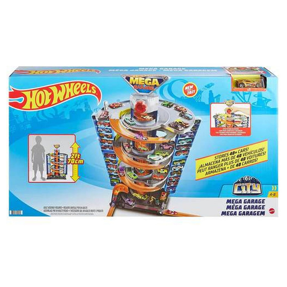 HOT WHEELS Hot Wheels City 50 méga Garage