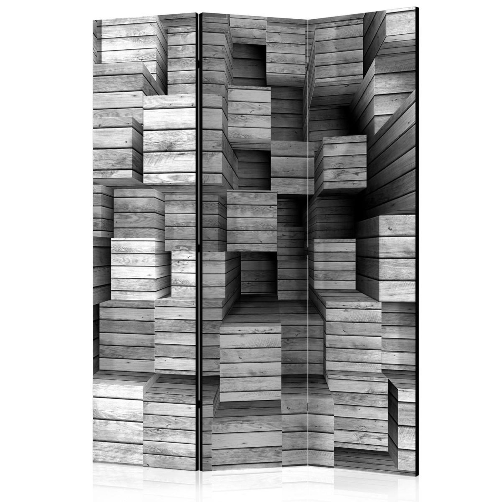 Paris Prix Paravent 3 volets  grey precision  135x172cm