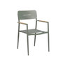 Voir la diapositive 5 : SWEEEK Table de jardin ronde aluminium + 6 assises - Oreva / Fira