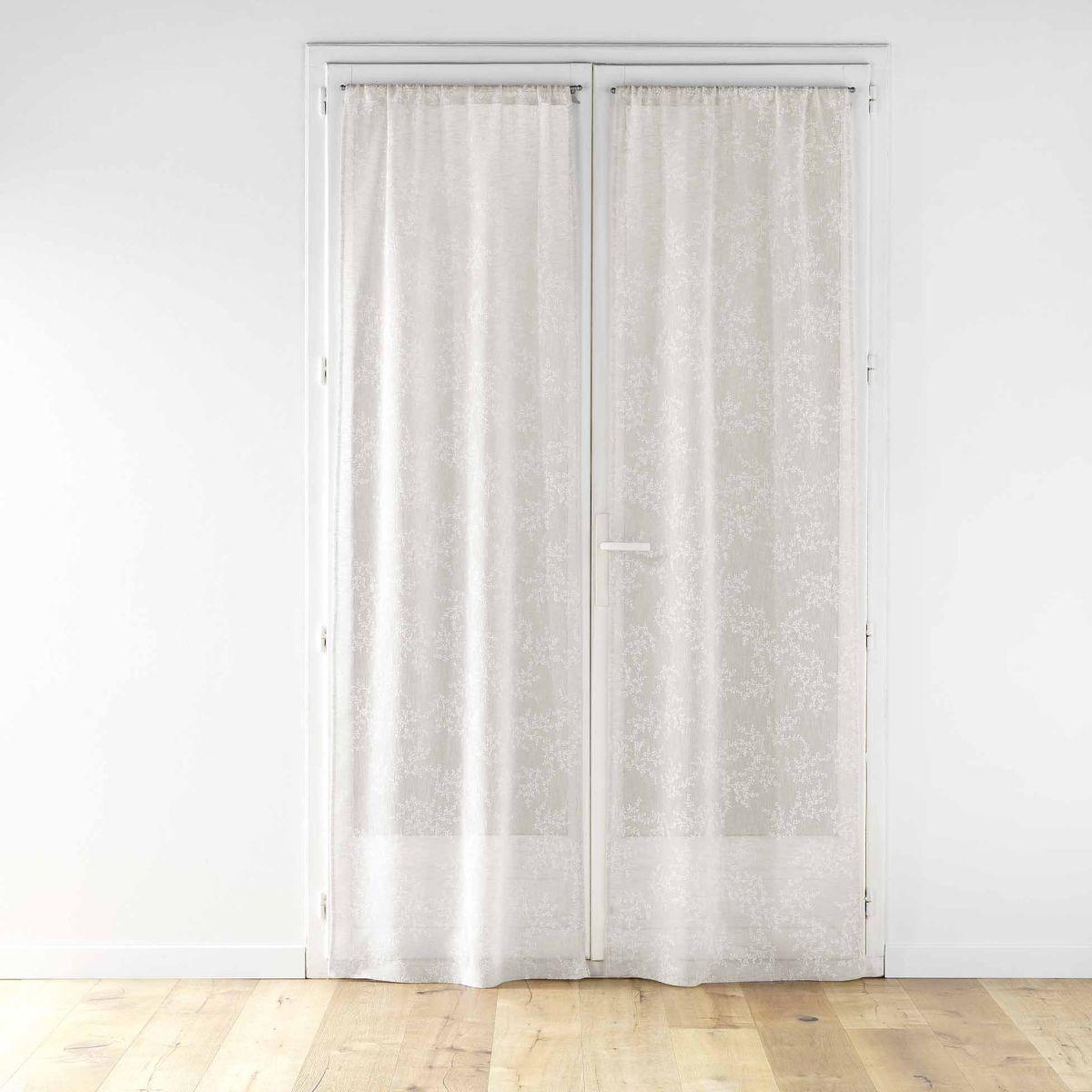 Douceur d'Intérieur Paire de voilages passe-tringle  karla  70x200cm taupe