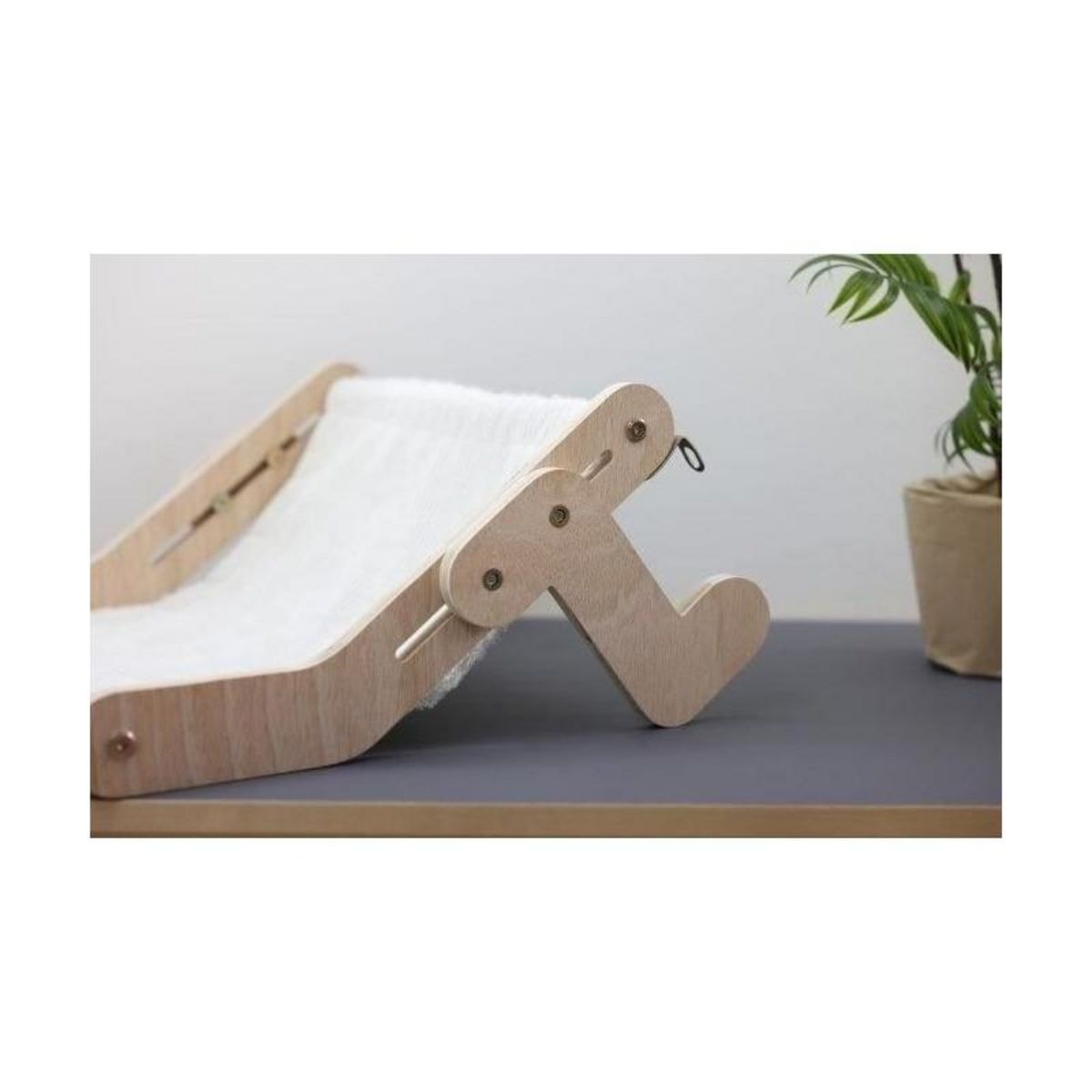 KERBL Hamac pour chats - KERBL - NAP - 42,5 x 47 cm - Bois massif - Surface réversible