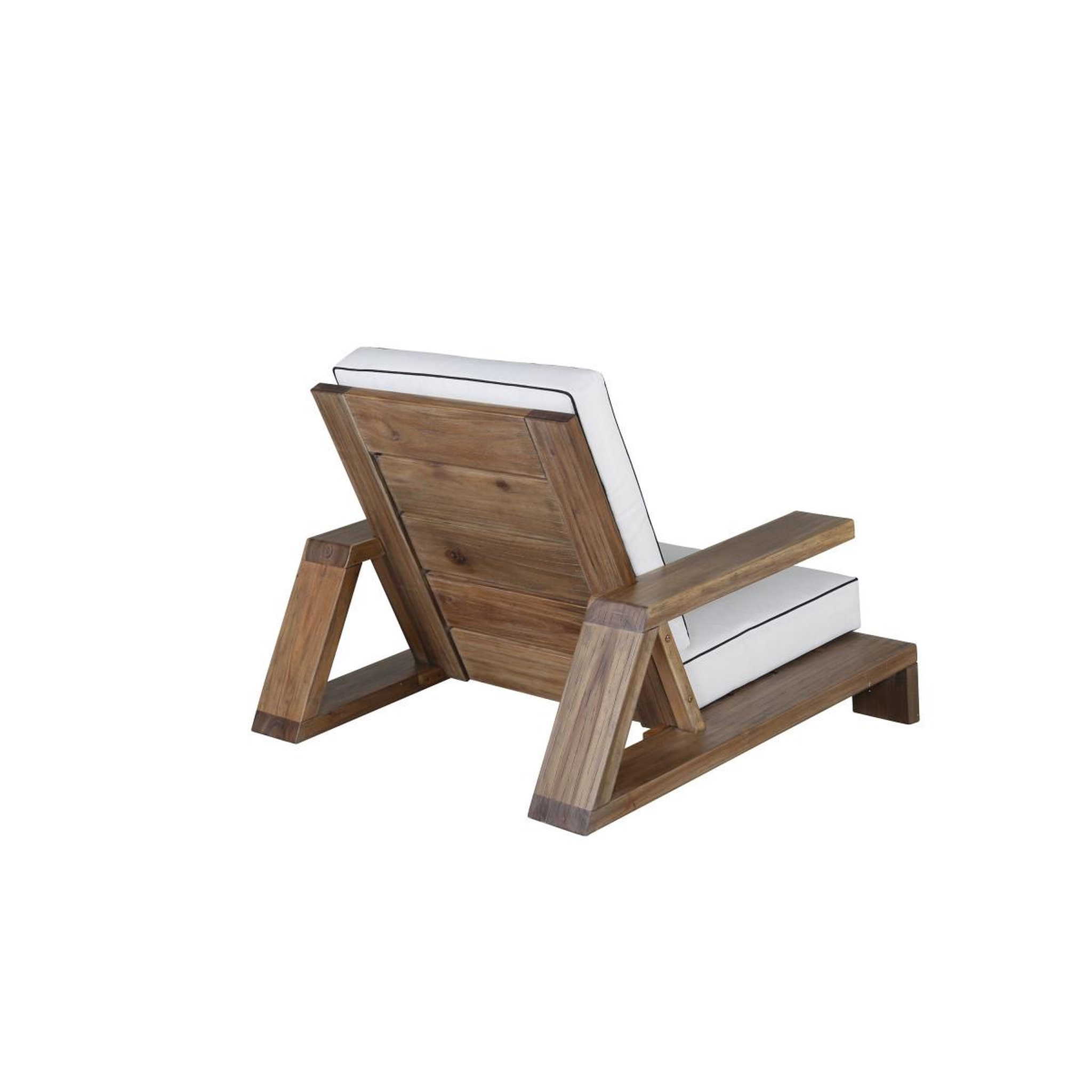 Voir la diapositive 4 : Paris Prix Fauteuil de jardin en bois  daria  100cm marron