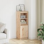 VIDAXL Buffet haut 37x34x110 cm Bois massif de pin