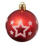 Voir la diapositive 6 : ATMOSPHERA Lot de 25 Boules de Noël  Maison des Couleurs  6cm Rouge & Blanc