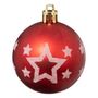 Voir la diapositive 6 : ATMOSPHERA Lot de 25 Boules de Noël  Maison des Couleurs  6cm Rouge & Blanc