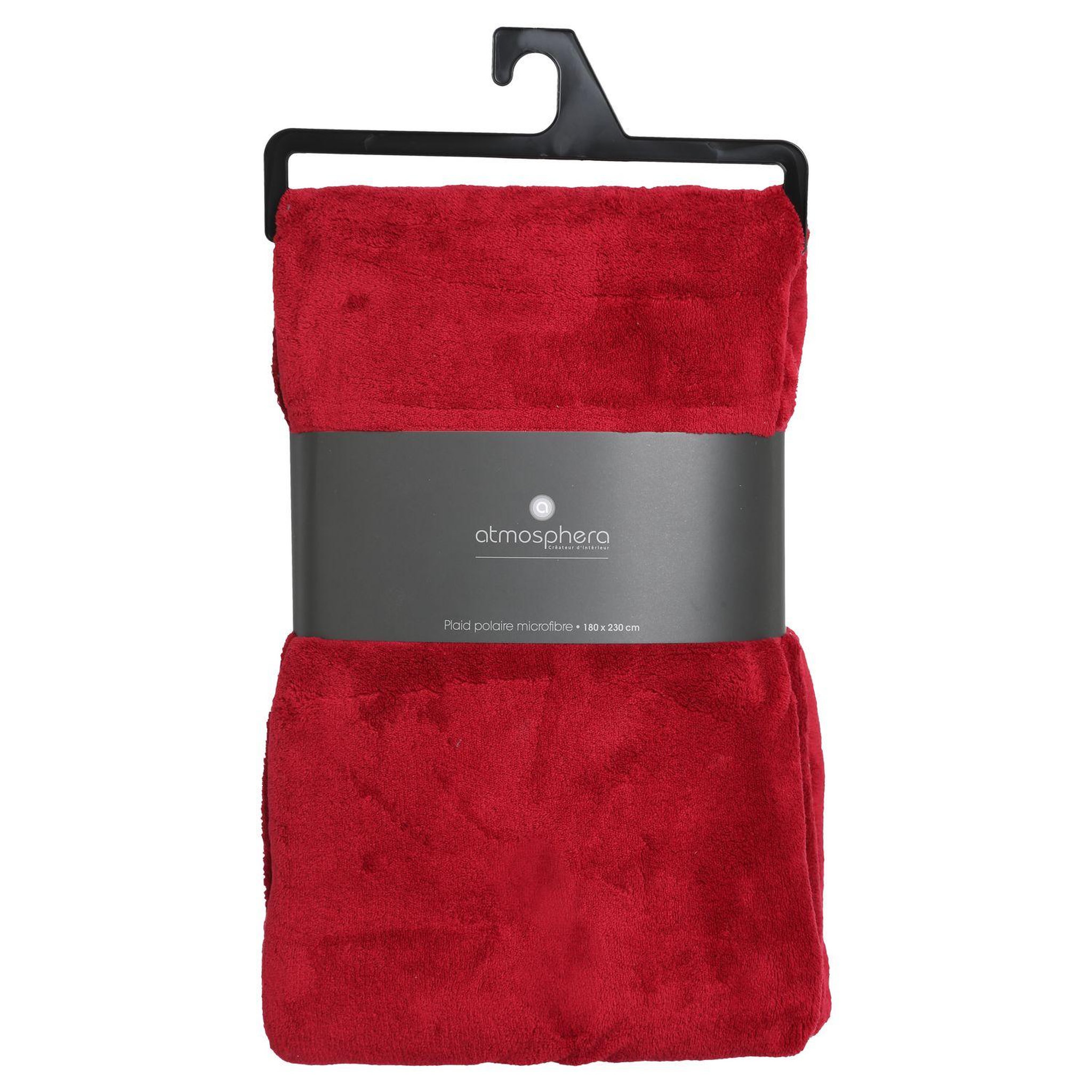 Voir la diapositive 3 : ATMOSPHERA Plaid en Microfibre uni