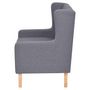 Voir la diapositive 3 : VIDAXL Fauteuil gris tissu