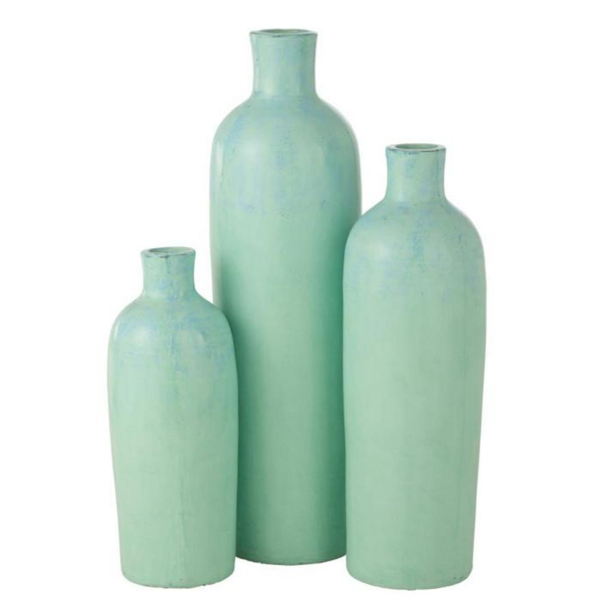 Paris Prix Vase Bouteille Déco  Justine  60cm Bleu
