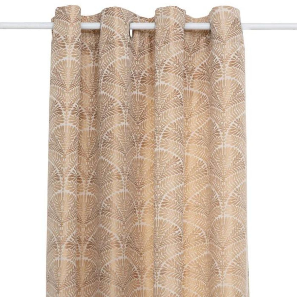 ATMOSPHERA Rideau à Œillets Jacquard  Mizani  135x260cm Ocre