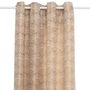 Voir la diapositive 1 : ATMOSPHERA Rideau à Œillets Jacquard  Mizani  135x260cm Ocre
