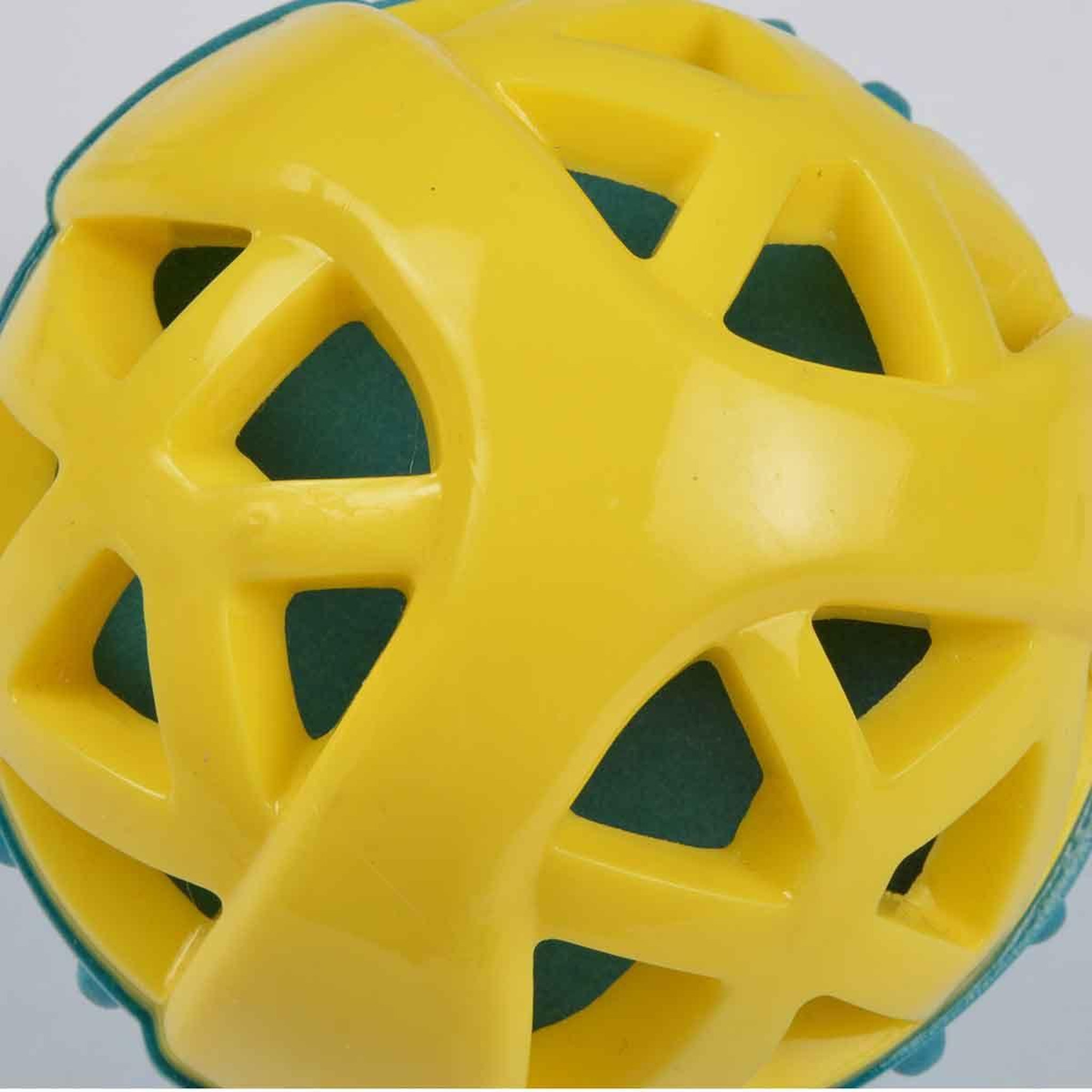 Voir la diapositive 3 : LOVE STORY Jouet pour chien balle  géométrique  9cm bleu