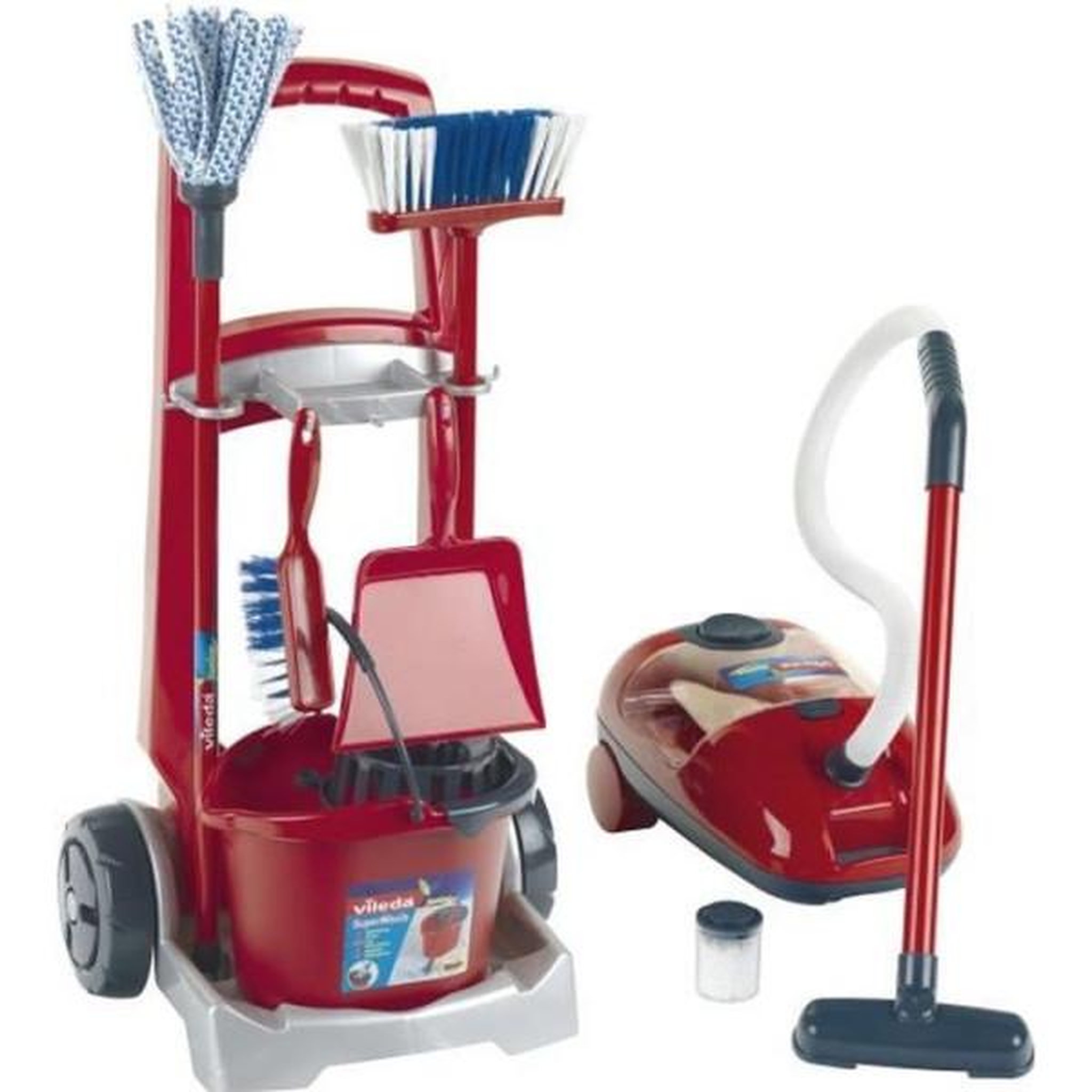 Klein KLEIN - Chariot de ménage Vileda avec aspirateur électronique