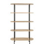 Voir la diapositive 2 : Paris Prix Étagère 5 Niveaux en Bois  Eli  176cm Naturel